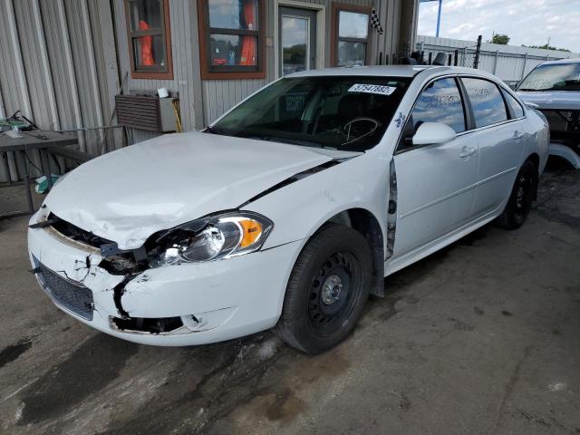 2G1WD5E3XC1263323 - 2012 CHEVROLET IMPALA POL WHITE photo 2