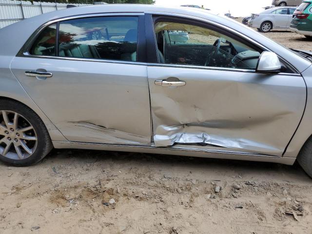 1G1ZG5E72CF266989 - 2012 CHEVROLET MALIBU LTZ ვერცხლისფერი ფოტო 9