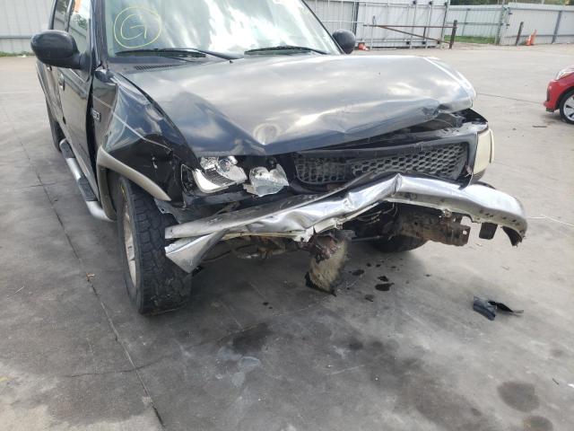 1FTRW07L81KE94829 - 2001 FORD F150 2WD BLUE photo 9