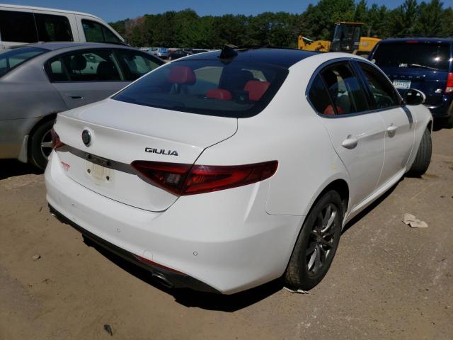 ZARFANAN9K7606251 - 2019 ALFA ROMEO GIULIA WHITE photo 4