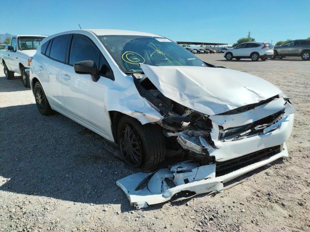 4S3GTAB61L3726921 - 2020 SUBARU IMPREZA WHITE photo 1