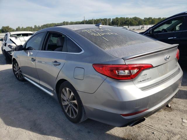 5NPE34AF3GH264740 - 2016 HYUNDAI SONATA SPO SILVER photo 3