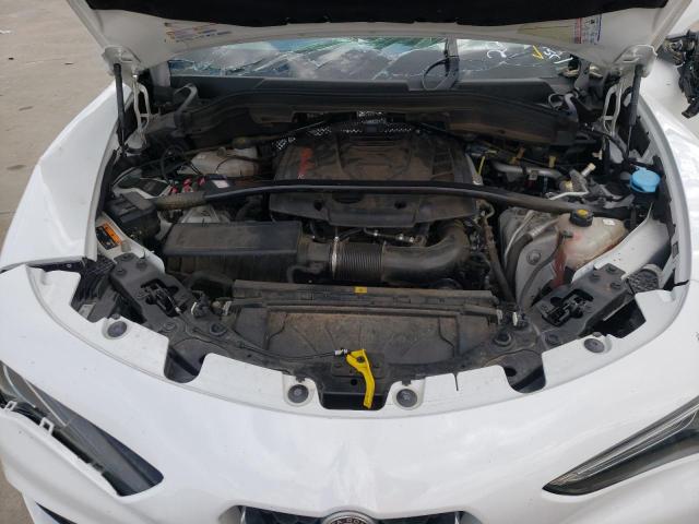 ZASFAKNN1J7C20643 - 2018 ALFA ROMEO STELVIO TI WHITE photo 7