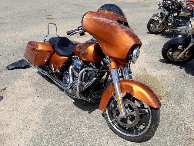 1HD1KRM14EB696782 - 2014 HARLEY-DAVIDSON FLHXS STRE ORANGE photo 1