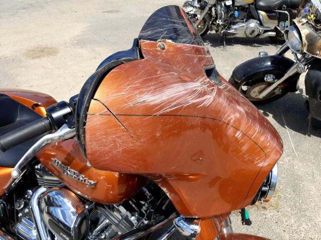 1HD1KRM14EB696782 - 2014 HARLEY-DAVIDSON FLHXS STRE ORANGE photo 9