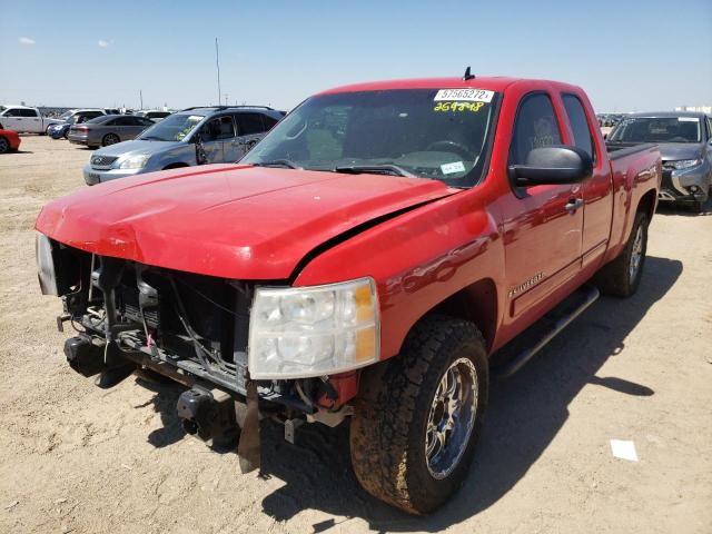 1GCEC29J89Z259848 - 2009 CHEVROLET SILVERADO RED photo 2