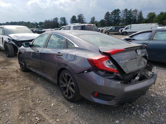 2HGFC2F87LH532096 - 2020 HONDA CIVIC SPOR GRAY photo 3