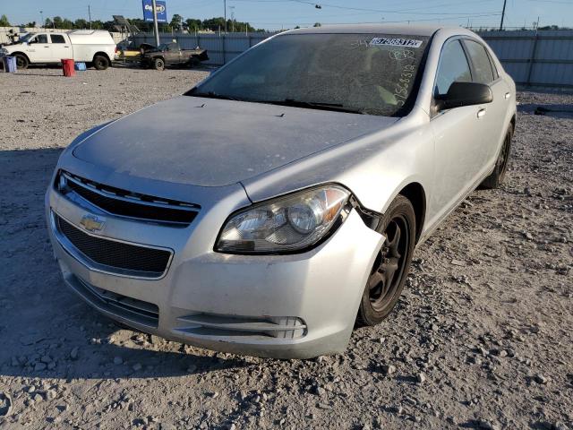 1G1ZA5EU8BF342057 - 2011 CHEVROLET MALIBU LS SILVER photo 2