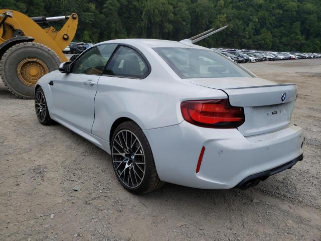 WBS2U7C01M7G98855 - 2021 BMW M2 COMPETI WHITE photo 3