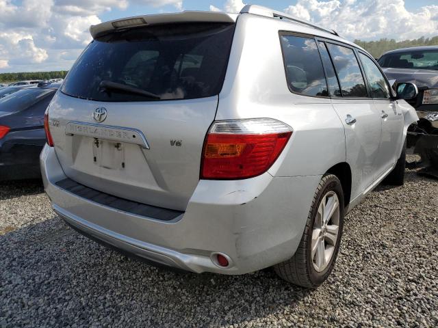 JTEDS42A192083928 - 2009 TOYOTA HIGHLANDER SILVER photo 4