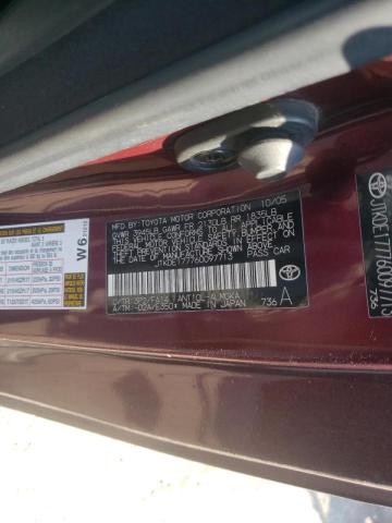 JTKDE177760097713 - 2006 TOYOTA SCION TC Марун фото 10