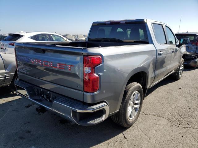 3GCPWCED2KG218319 - 2019 CHEVROLET 1500 SILVE GRAY photo 4