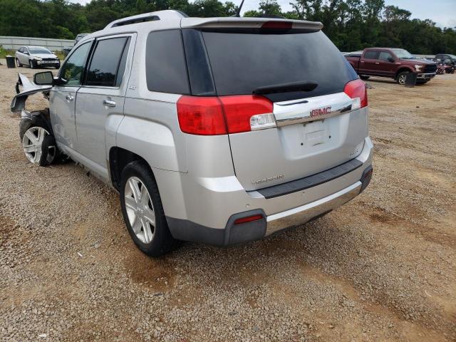 2CTFLJEW2A6387636 - 2010 GMC TERRAIN SILVER photo 3