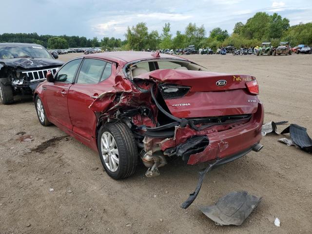 5XXGN4A74FG409693 - 2015 KIA OPTIMA RED photo 3