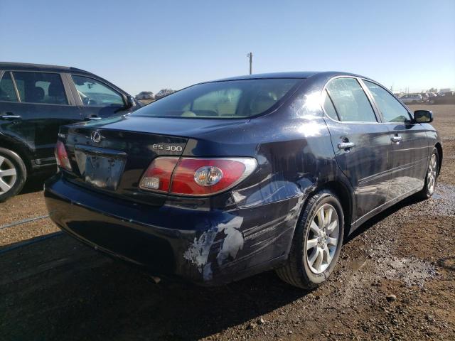 JTHBF30G736008196 - 2003 LEXUS ES 300 BLUE photo 4