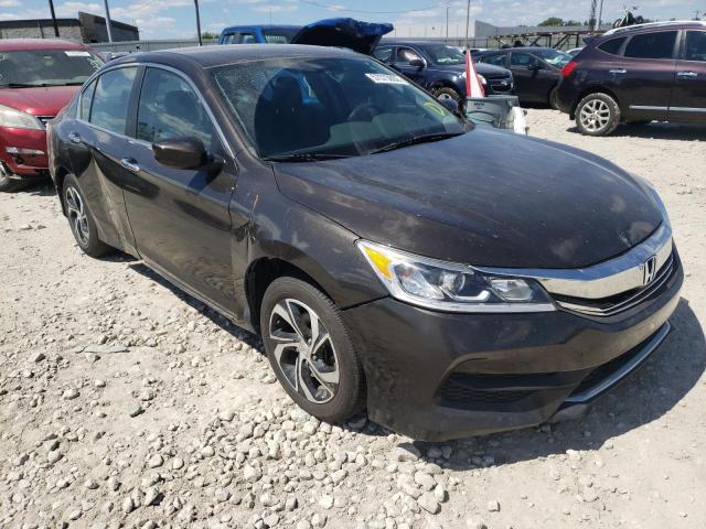 1HGCR2F32HA208744 - 2017 HONDA ACCORD LX BROWN photo 1