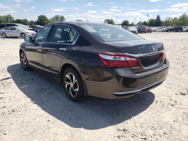 1HGCR2F32HA208744 - 2017 HONDA ACCORD LX BROWN photo 3