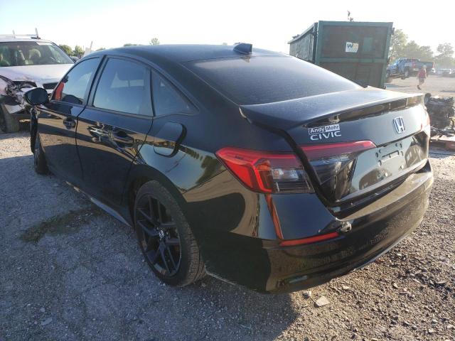 2HGFE2F53NH543728 - 2022 HONDA CIVIC SPOR BLACK photo 3