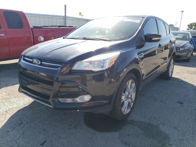 1FMCU9HXXDUA94650 - 2013 FORD ESCAPE SEL BLACK photo 2