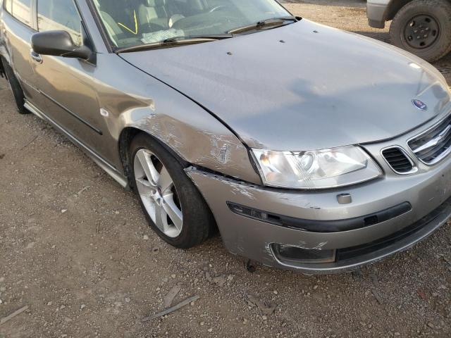 YS3FH46U161015526 - 2006 SAAB 9-3 AERO GRAY photo 9