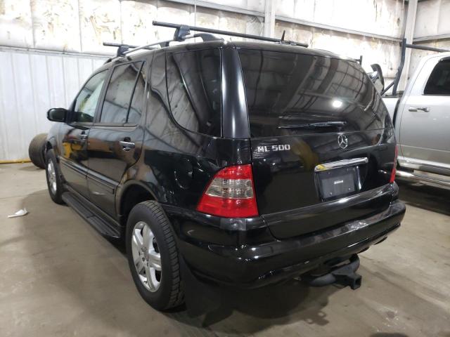 4JGAB75E45A556109 - 2005 MERCEDES-BENZ ML 500 BLACK photo 3