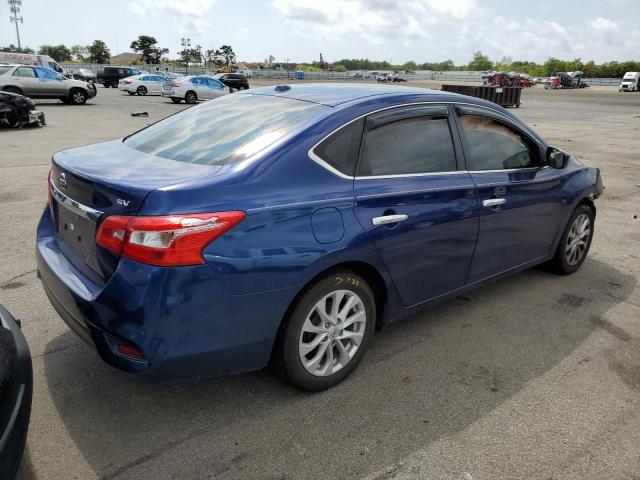 3N1AB7AP8KY290678 - 2019 NISSAN SENTRA S BLUE photo 4