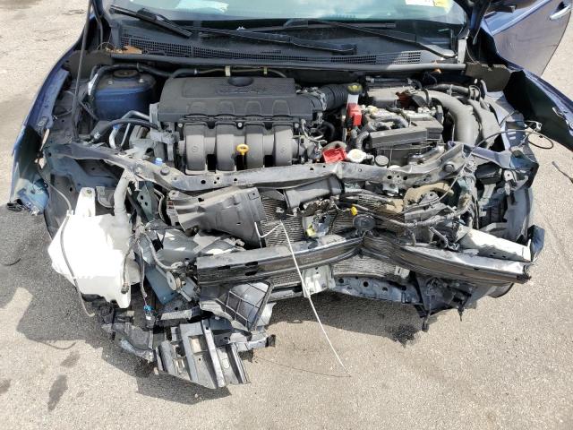 3N1AB7AP8KY290678 - 2019 NISSAN SENTRA S BLUE photo 7