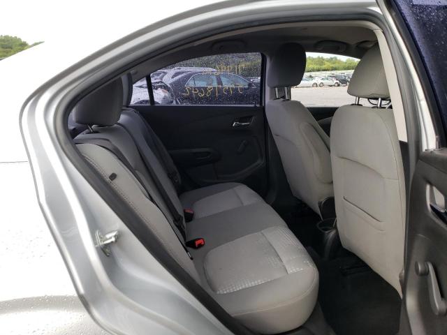 1G1JA5SH1C4173596 - 2012 CHEVROLET SONIC LS SILVER photo 6