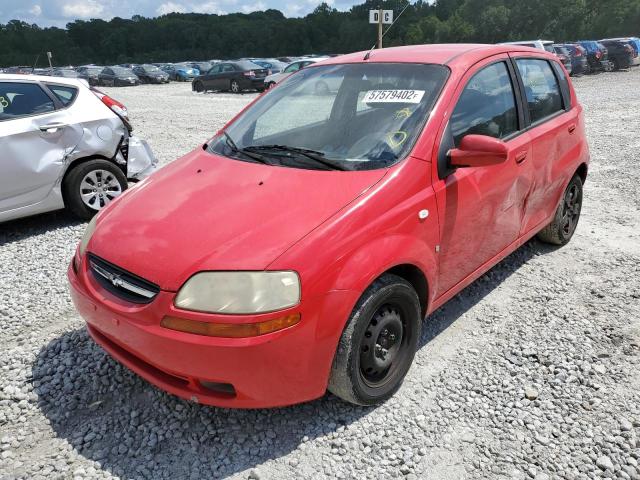 KL1TD66607B763352 - 2007 CHEVROLET AVEO BASE  photo 2