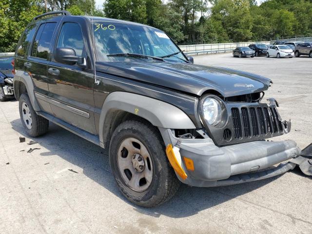 1J4GL48K36W269807 - 2006 JEEP LIBERTY SP GRAY photo 1