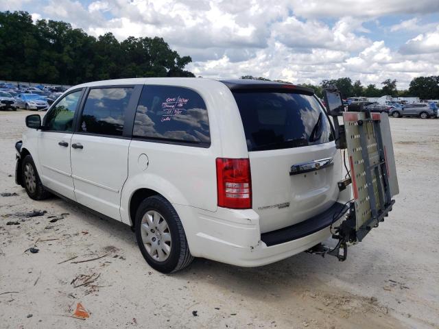 2A8HR44H18R745771 - 2008 CHRYSLER TOWN & COU WHITE photo 3