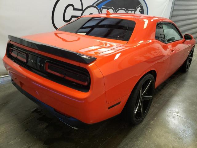 2C3CDZFJ1HH502520 - 2017 DODGE CHALLENGER ORANGE photo 4