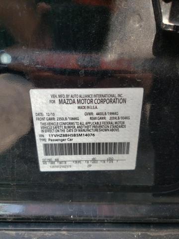 1YVHZ8BH5B5M14076 - 2011 MAZDA 6 I BLACK photo 10