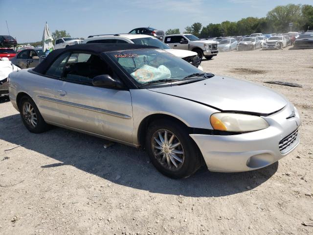 1C3EL65R12N146523 - 2002 CHRYSLER SEBRING LI SILVER photo 1