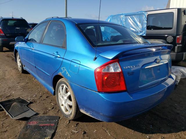 KNAFE121465266153 - 2006 KIA SPECTRA BLUE photo 3