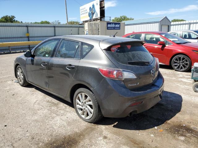 JM1BL1M77C1598180 - 2012 MAZDA 3 I GRAY photo 3