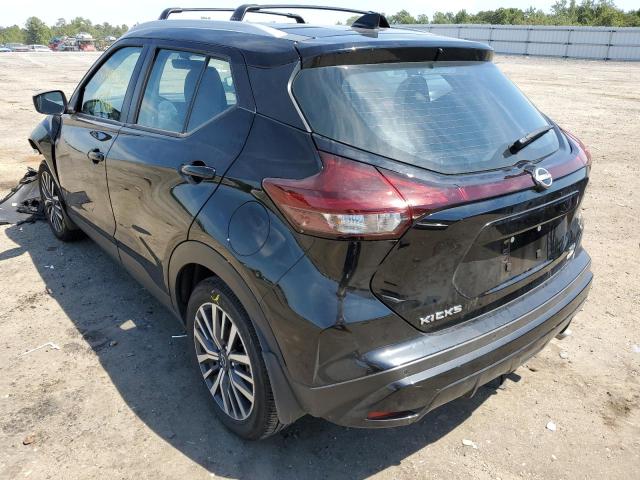 3N1CP5CV4NL494826 - 2022 NISSAN KICKS SV BLACK photo 3