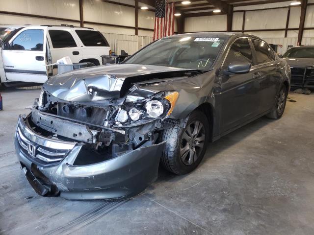 1HGCP2F42CA217807 - 2012 HONDA ACCORD LXP GRAY photo 2