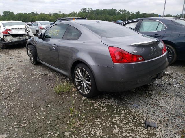 JN1CV6EL6EM131425 - 2014 INFINITI Q60 JOURNE GRAY photo 3