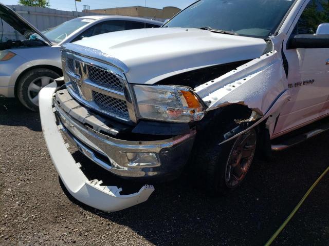 1C6RD7JT3CS230161 - 2012 DODGE RAM 1500 L WHITE photo 9