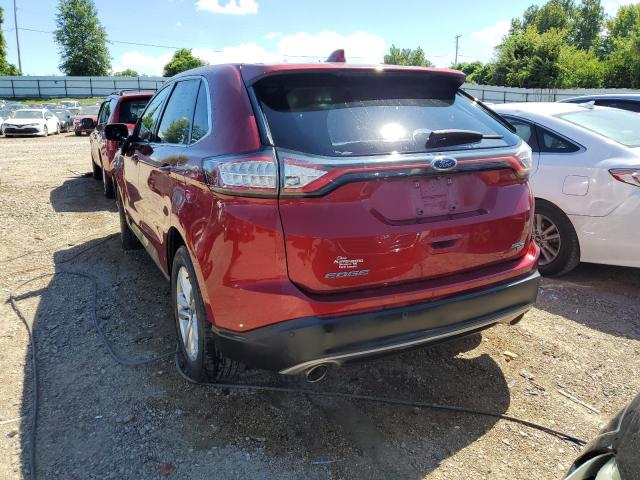 2FMPK4J85GBC06746 - 2016 FORD EDGE SEL MAROON photo 3