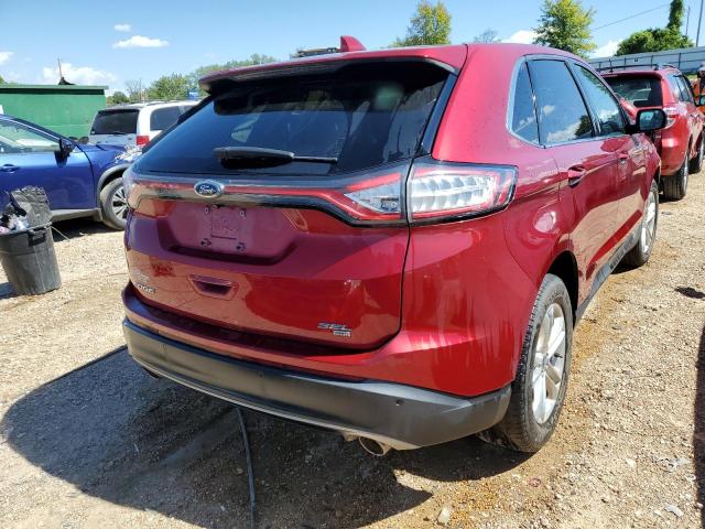 2FMPK4J85GBC06746 - 2016 FORD EDGE SEL MAROON photo 4