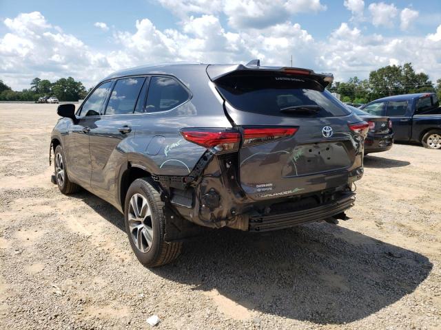 5TDGARAH9MS506109 - 2021 TOYOTA HIGHLANDER GRAY photo 3