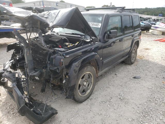 1J8HH48K07C570607 - 2007 JEEP COMMANDER 黑色 照片 2