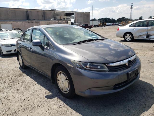 2HGFB2F64CH553991 - 2012 HONDA CIVIC HF GRAY photo 1