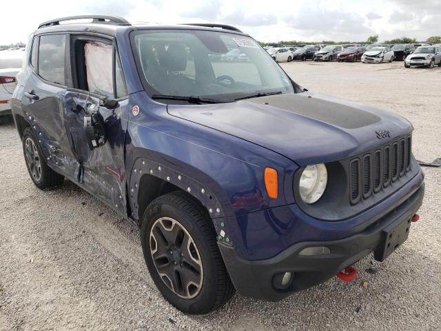 ZACCJBCT2GPC65325 - 2016 JEEP RENEGADE T BLUE photo 1