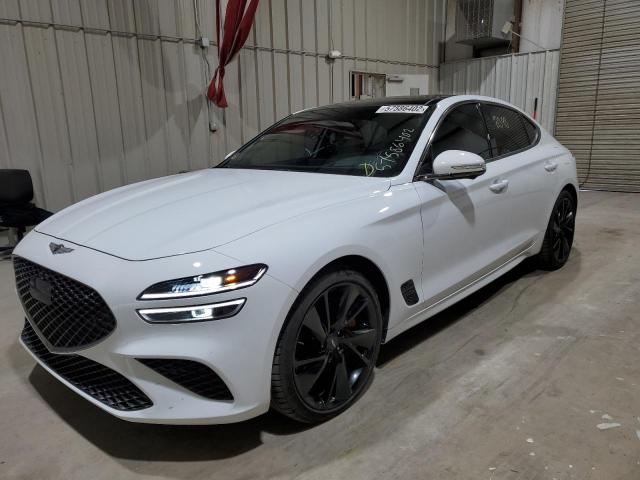 KMTG54TE7NU102024 - 2022 GENESIS G70 BASE WHITE photo 2