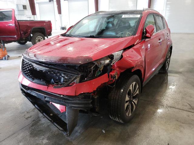 KNDPCCA61C7286866 - 2012 KIA SPORTAGE S RED photo 2