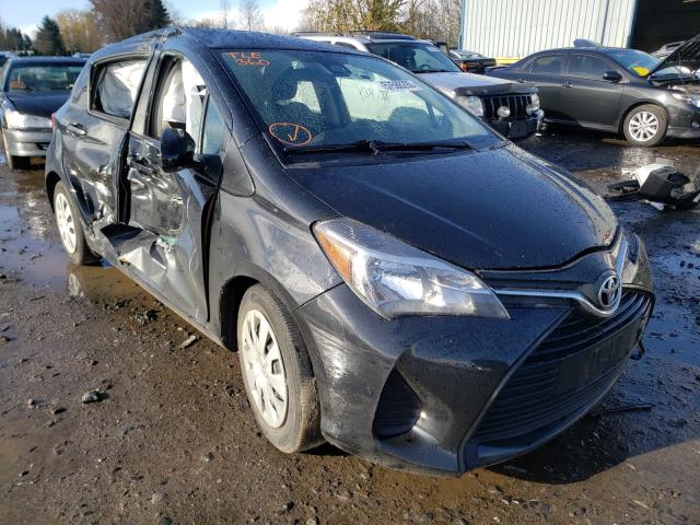 VNKKTUD32HA081561 - 2017 TOYOTA YARIS L BLACK photo 1