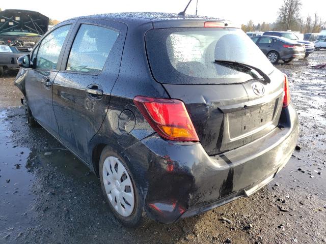 VNKKTUD32HA081561 - 2017 TOYOTA YARIS L BLACK photo 3